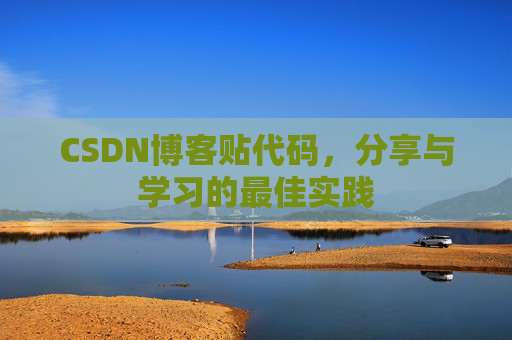 CSDN博客贴代码，分享与学习的最佳实践